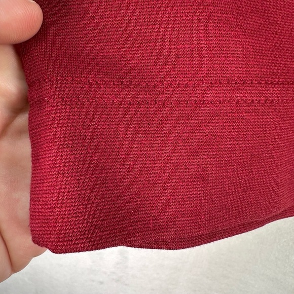 Eddie Bauer Red Sleeveless Crew Neck Stretch Comfort Soft Tank Top Size S Petite - Picture 10 of 15